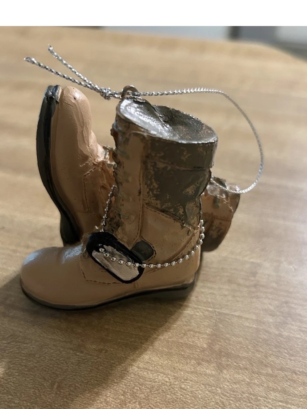 Military Boot Ornament